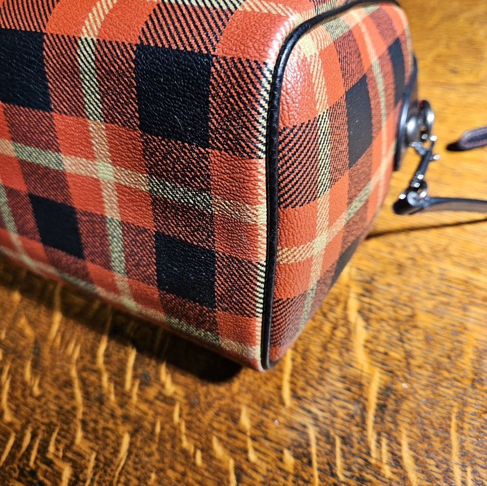 Coach Mini Bennet In Riley Plaid - Picture 10 of 15